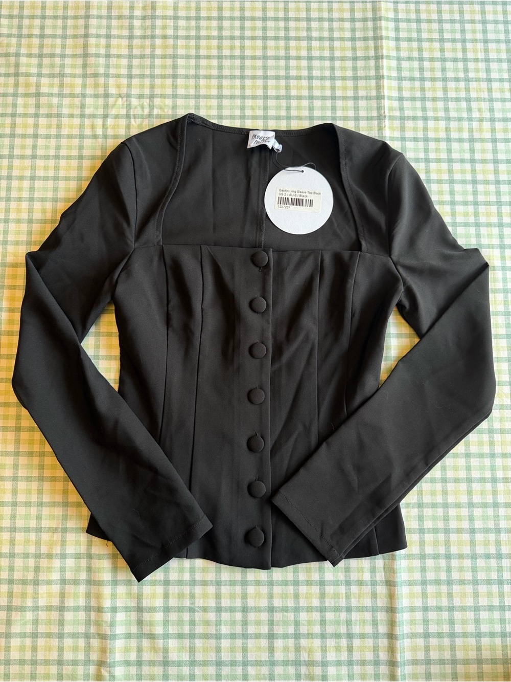 Princess Polly Tailored Button-Front Longsleeve Blouse